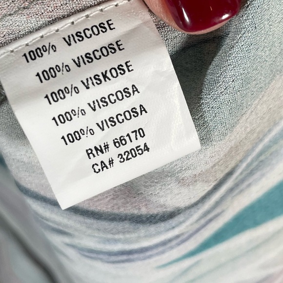 bl-nk ANTHROPOLOGIE Winona Watercolor Shirtdress SZ S FLOWY button Down western - Picture 16 of 16